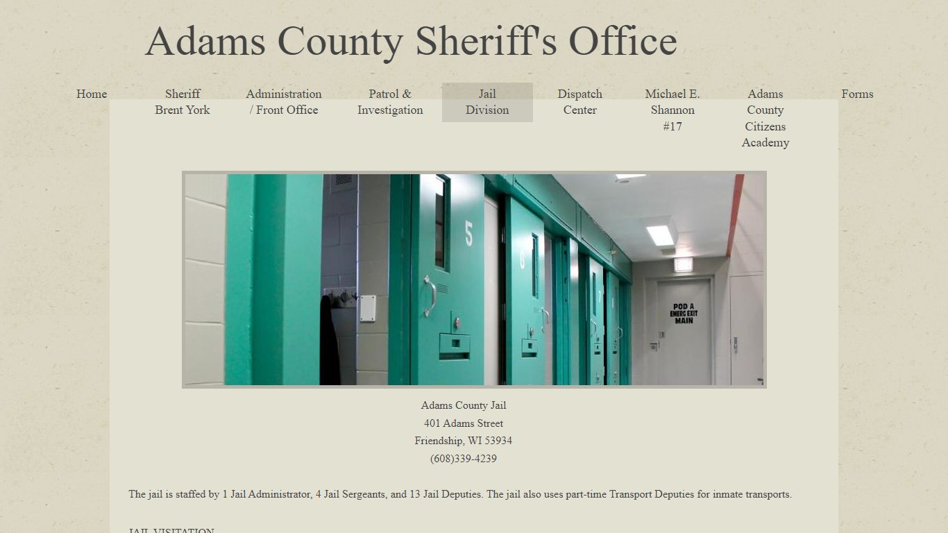 Jail Division - Adams County Sheriff's Office